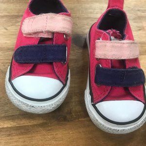 2T Converse Pink and Purple strappy Shoes